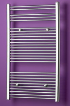 Chrome towel ladder rail