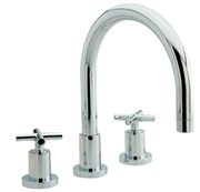 Helix "X" Head Deck Bath Filler