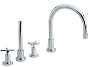 Helix "X" Head Deck Bath / Shower Mixer