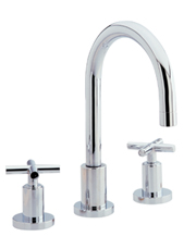 Helix "X" Head Deck Basin Mixer